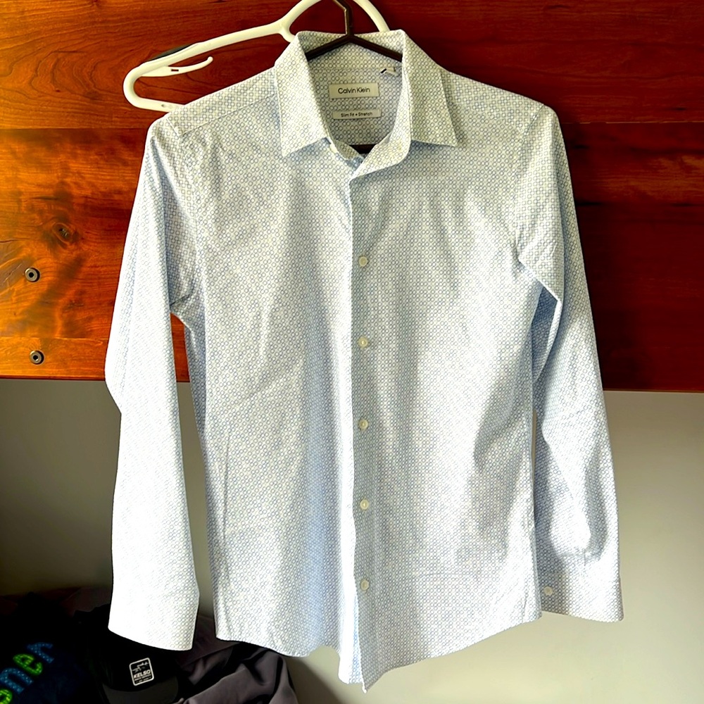 Boys size 16, regular Calvin Klein button-down